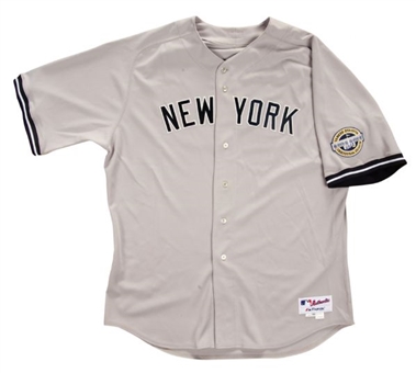 2009 CC Sabathia Game Used New York Yankees Road Jersey (Mears)